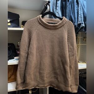 Jenni Kayne Brown Crew Neck Sweater